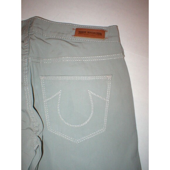 New Womens True Religion Brand Jeans NWT 24 Brianna Boyfriend Poplin Gray Griffi - Picture 8 of 10
